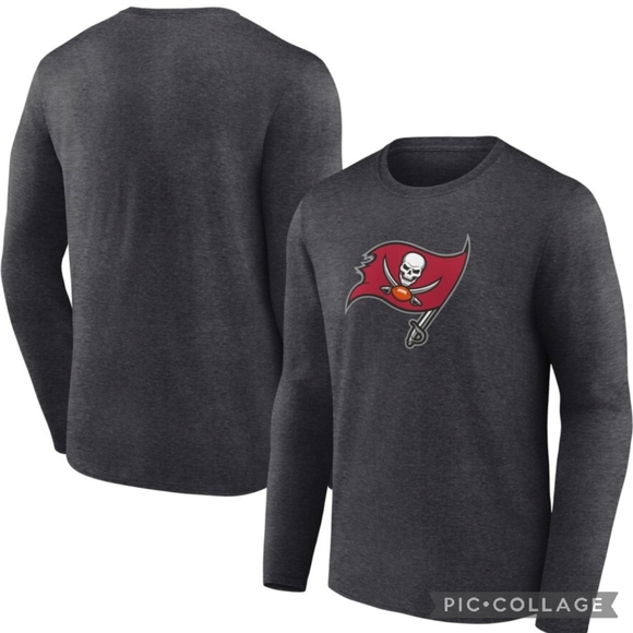 Tampa Bay Bucanneers Football Primary Logo Fanatics Long Sleeve Tshirt Men Large - Picture 1 of 4